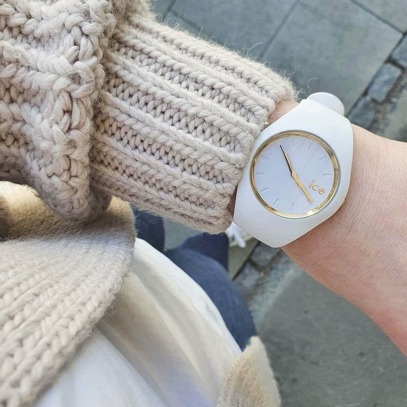 アイスグラム　ホワイト　ミディアム　着用画像