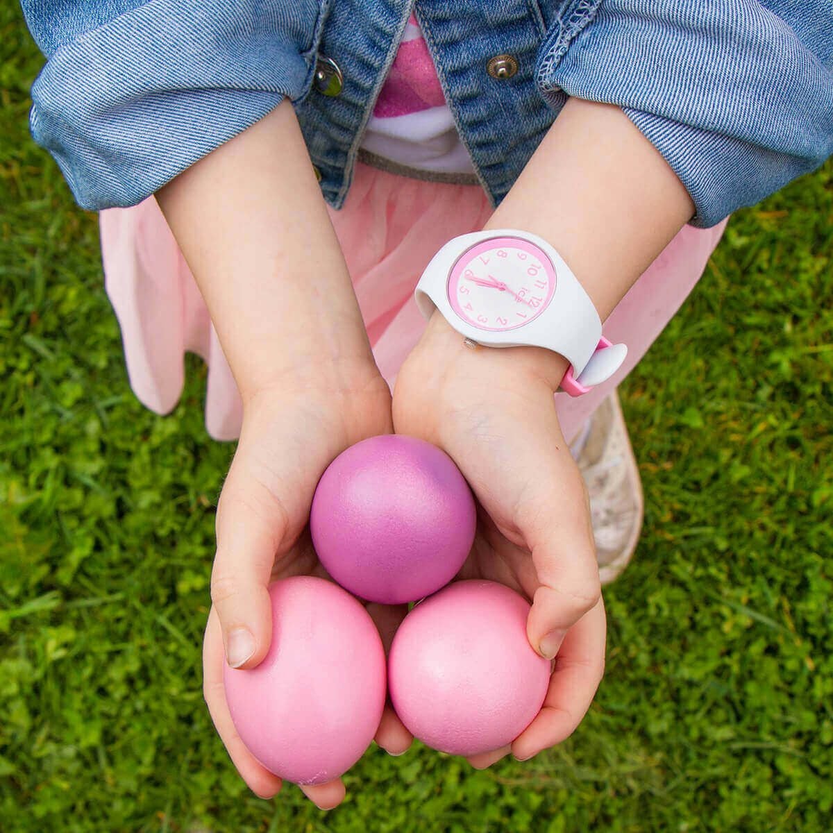 アイスオラキッズ　キャンディホワイト　スモール　着用画像