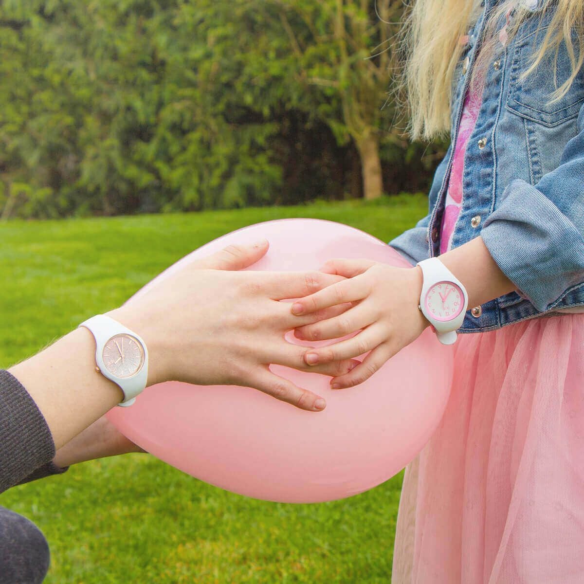 アイスオラキッズ　キャンディホワイト　スモール　着用画像