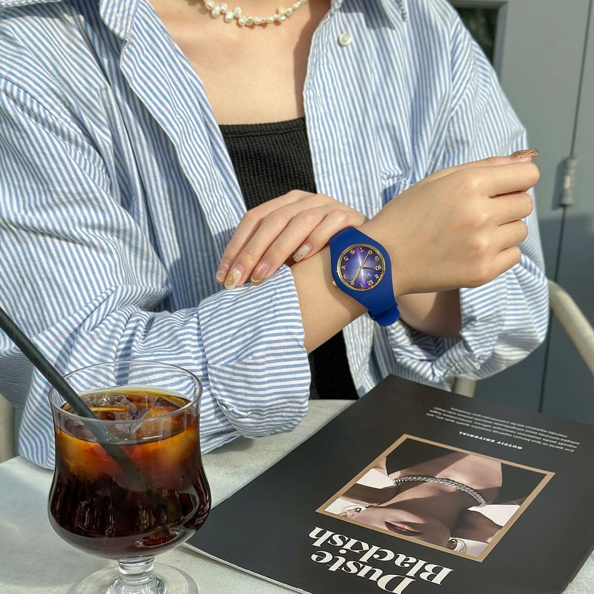 新品未開封 アイスウォッチ ICE WATCH Glam ネイビー 34mm ICE glam secret - ネイビー - スモール+ | アイスウォッチ公式