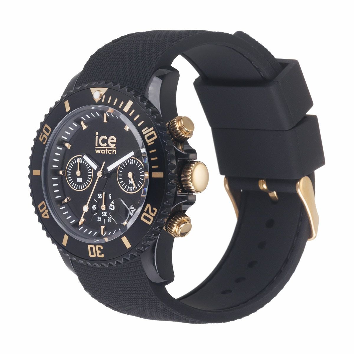 ICE chrono - ブラックゴールド - ミディアム | アイスウォッチ公式
