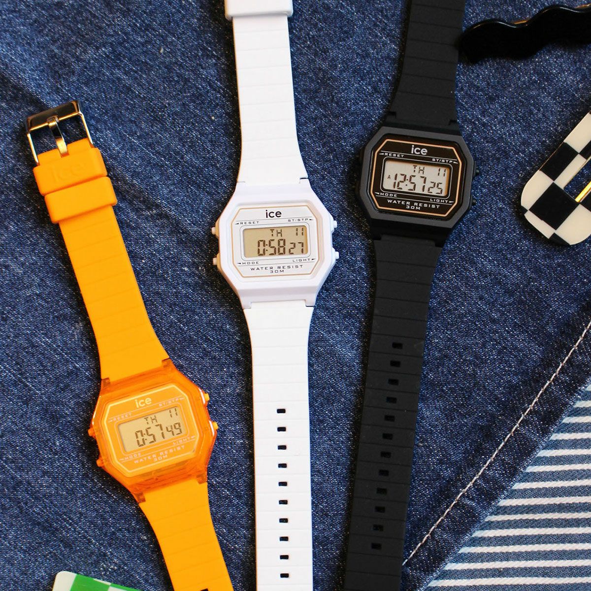 ICE digit retro - ホワイト - スモール