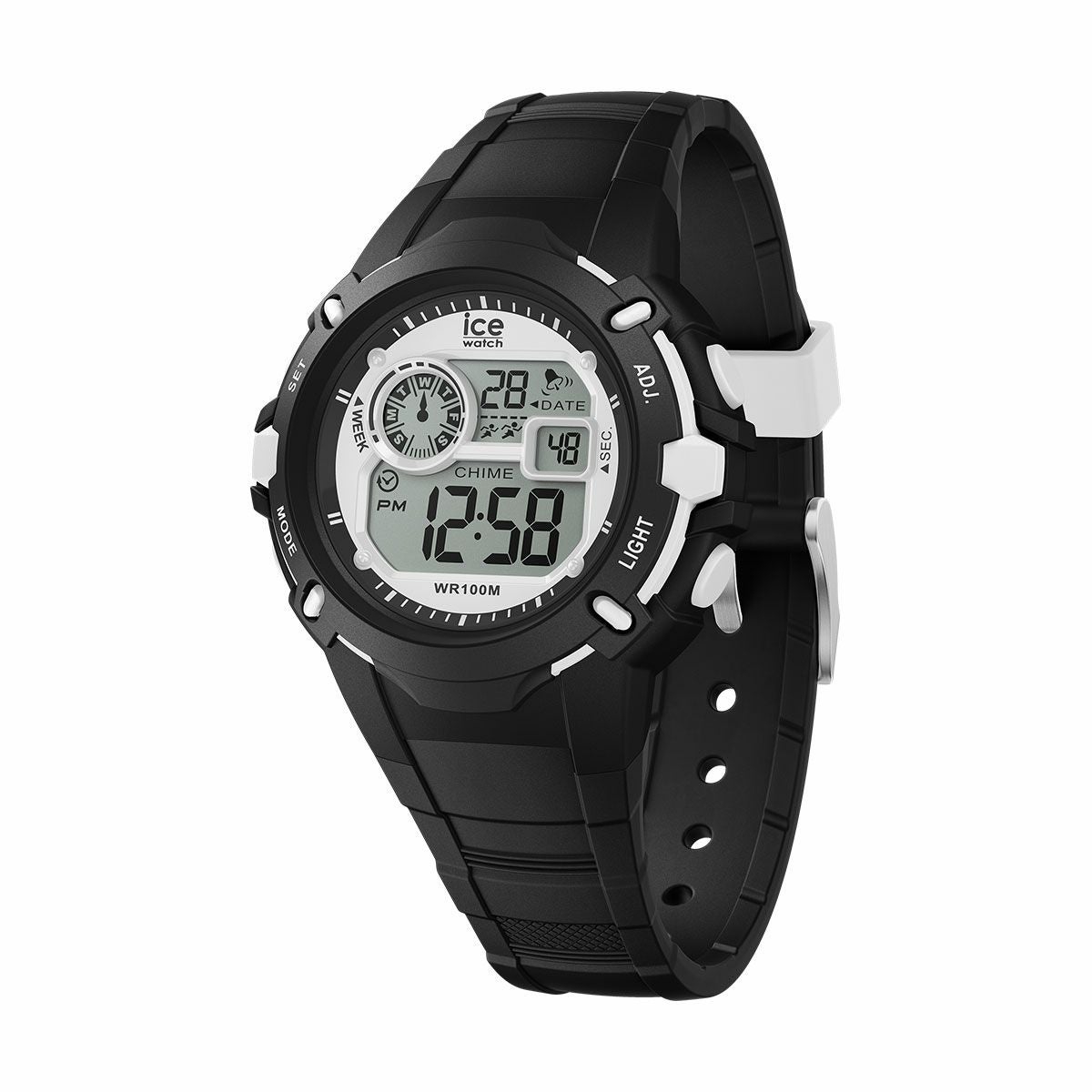 ICE digit explorer - ブラックホワイト - スモール | アイスウォッチ