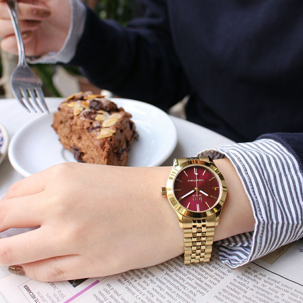 ICE steel - ゴールドバーガンディ - スモール | アイスウォッチ公式