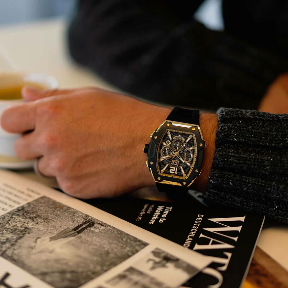 ICE boliday - ブラックゴールド - スチール - ラージ